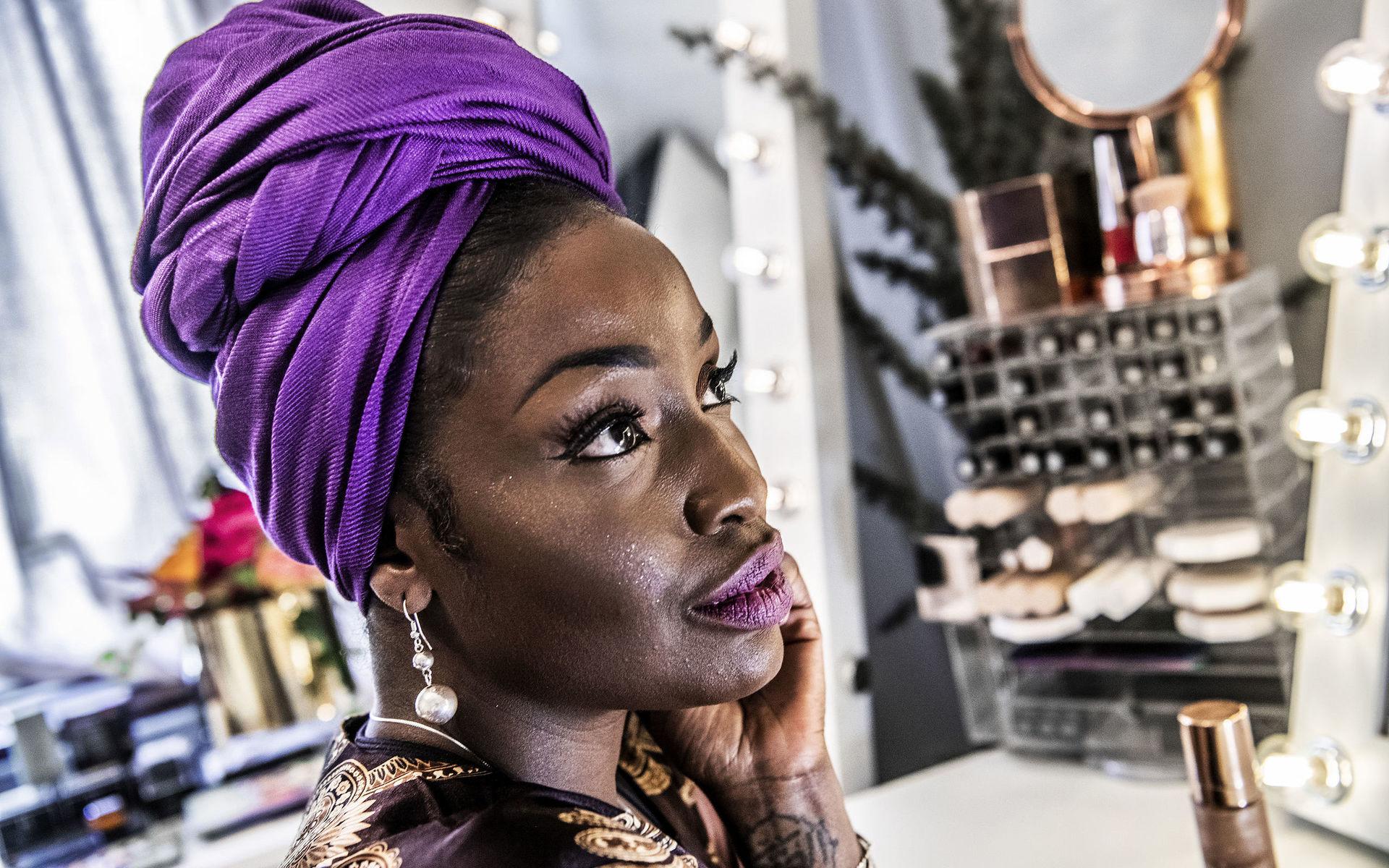 Lovette Jallow är känd som föreläsare och aktivist och grundaren av Black Vogue, ett forum om mode och skönhet för människor med mörkare hudton. Arkivbild.