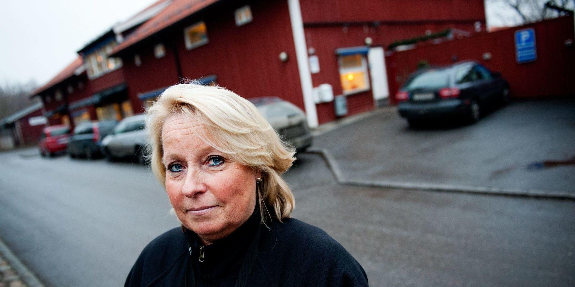 Margite Nordenstam är vd på Hundstallet. Här utanför deras anläggning i Åkeshov i Stockholm.