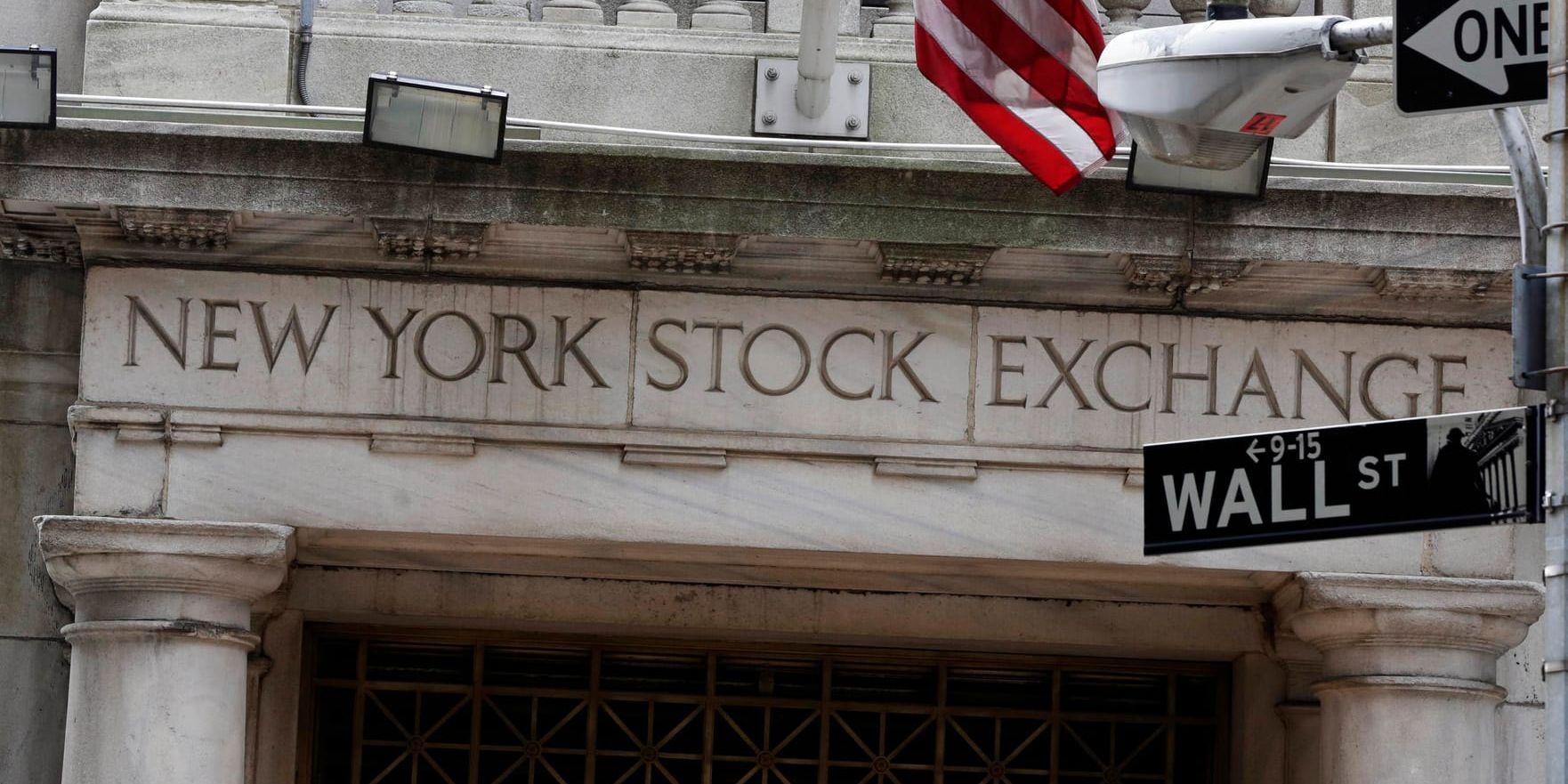 Ledande index på New York-börsen stängde på minus.