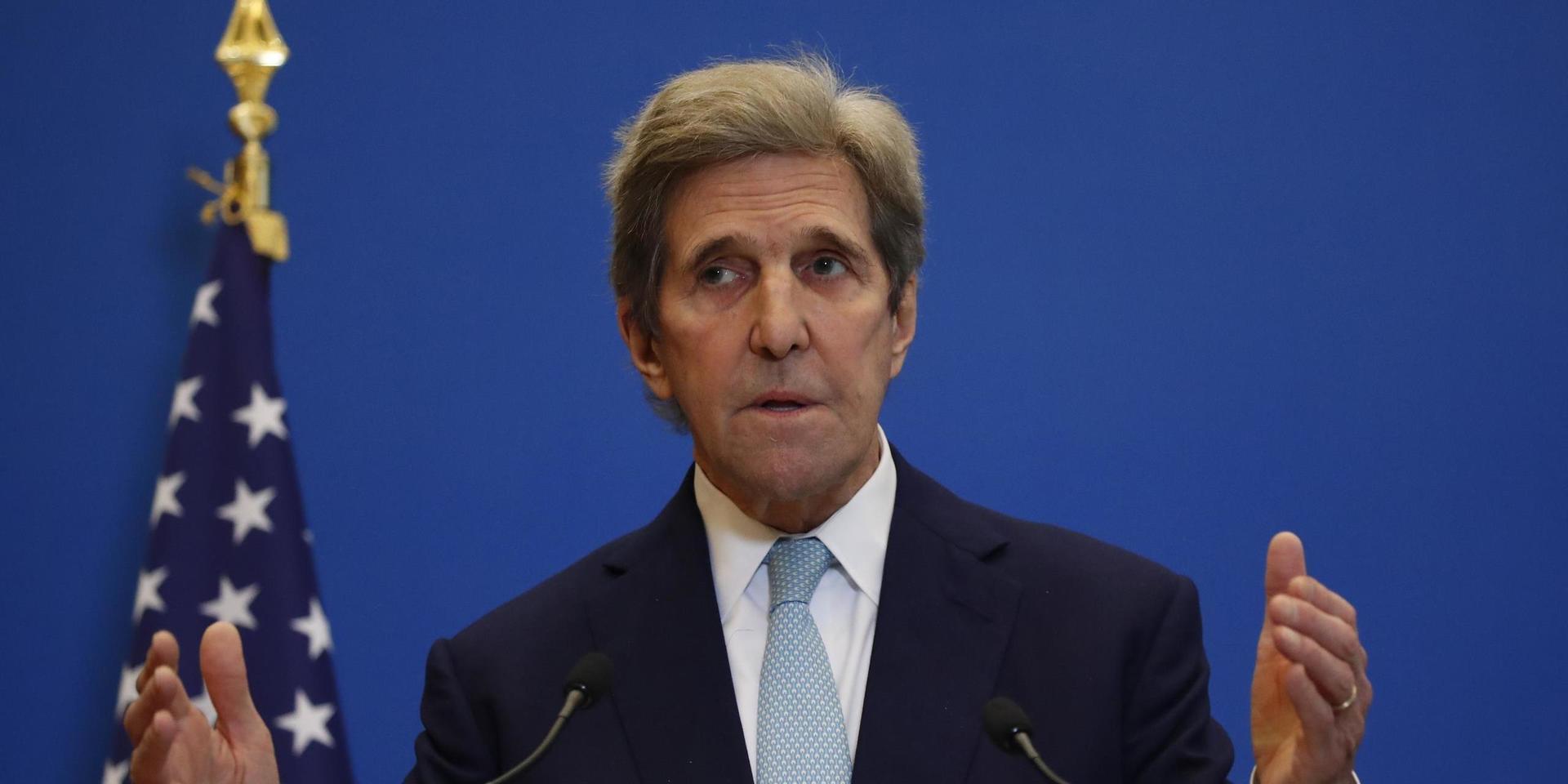 John Kerry, USA:s särskilda sändebud för klimatfrågor, har bjudit in Sveriges miljö- och klimatminister Per Bolund till ett samtal på fredag. Arkivbild.