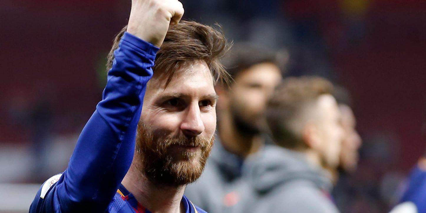 Lionel Messi får registrera sitt efternamn som varumärke. Arkivbild.