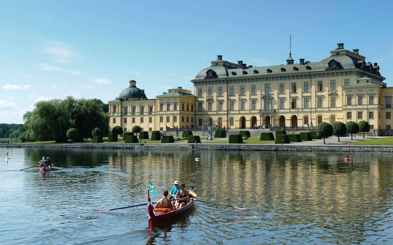 Drottningholms vansinnigt vackra slott hamnar två på listan över Sveriges vackraste byggnad. Bild: Gomer Swahn
