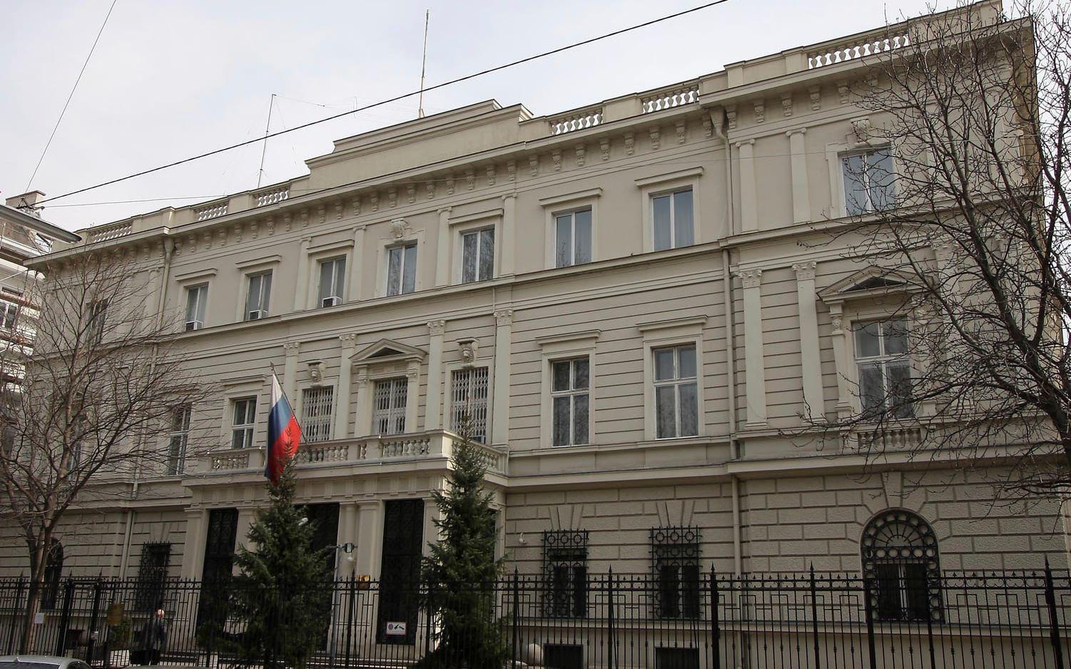 Ryska ambassaden i Wien. Arkivbild.