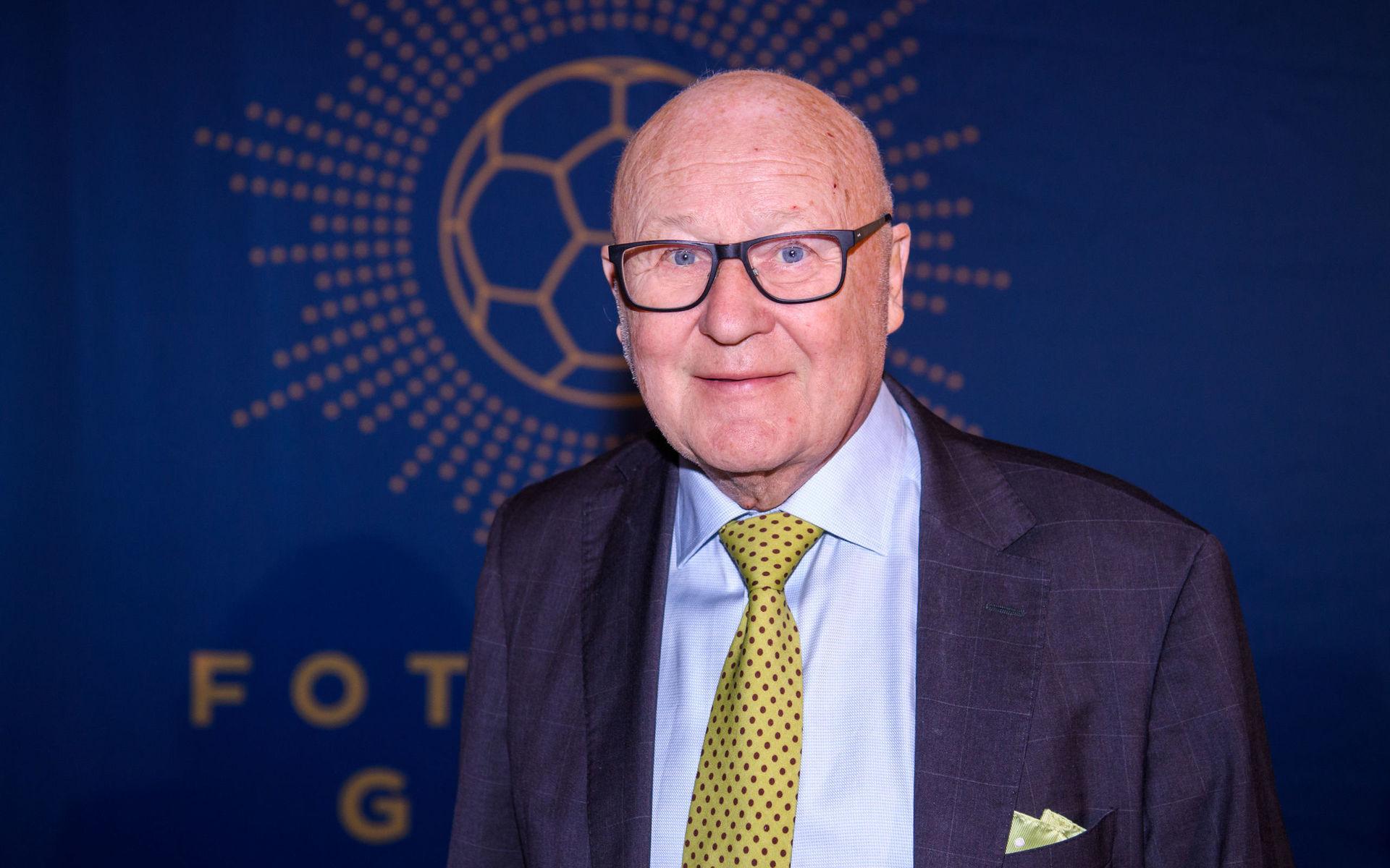 Lars Åke Lagrell var ordförande för fotbollförbundet under många år. Den tidigare fotbollsledaren har avlidit - han blev 80 år.