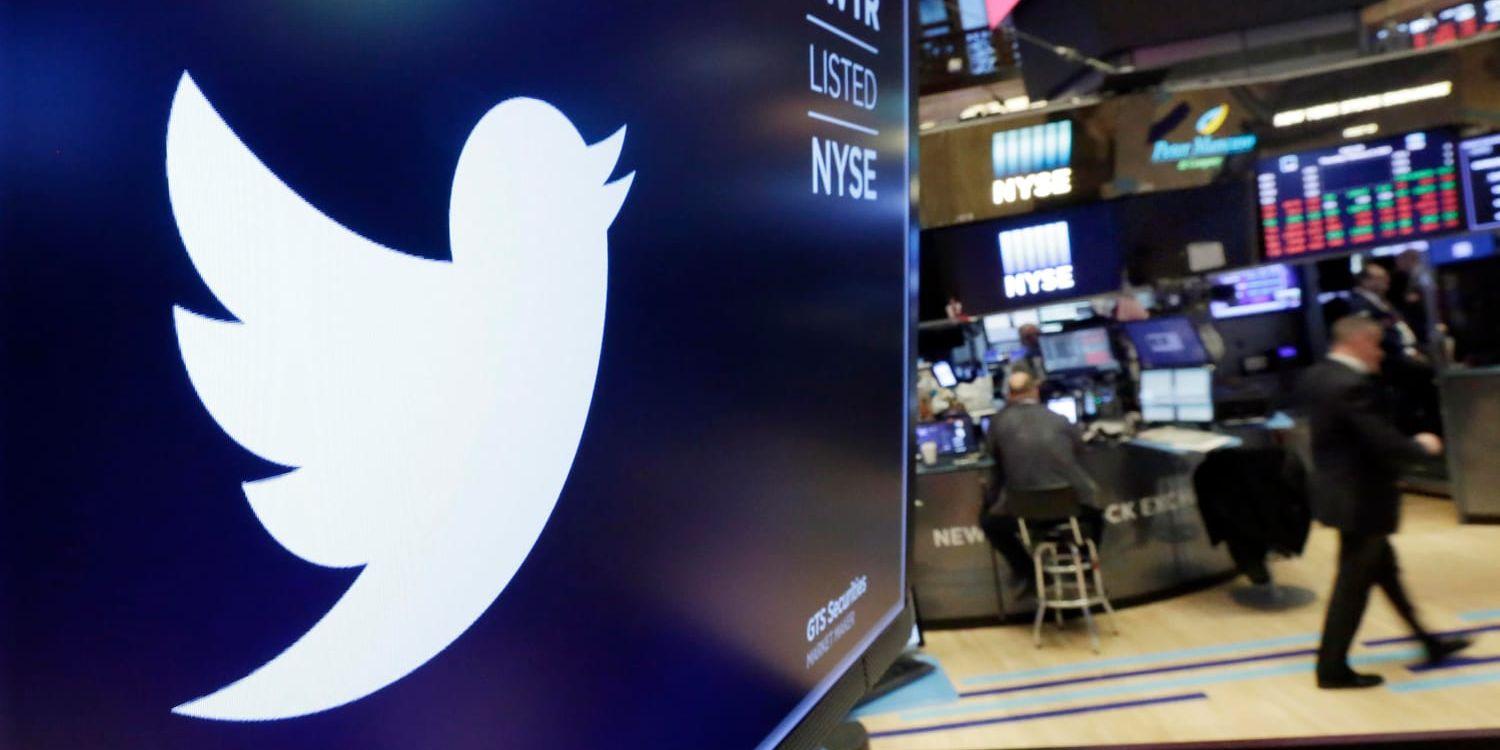 Twitter var en av vinnarna på Wall Street. Arkivbild.
