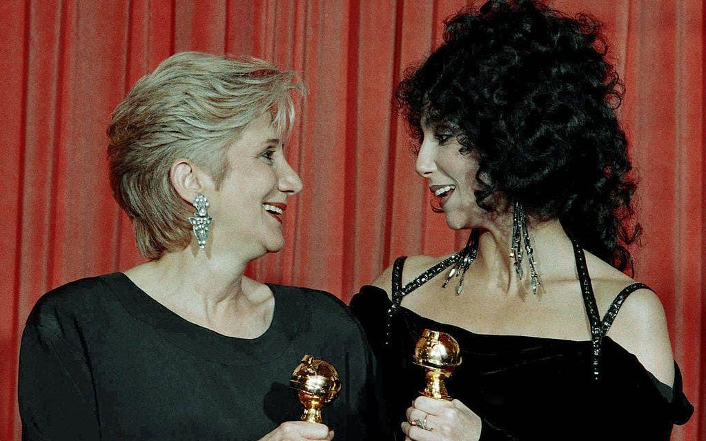 Har vunnit tre Golden Globes: 1974, 1984 och 1988 (bilden). Foto: TT.
