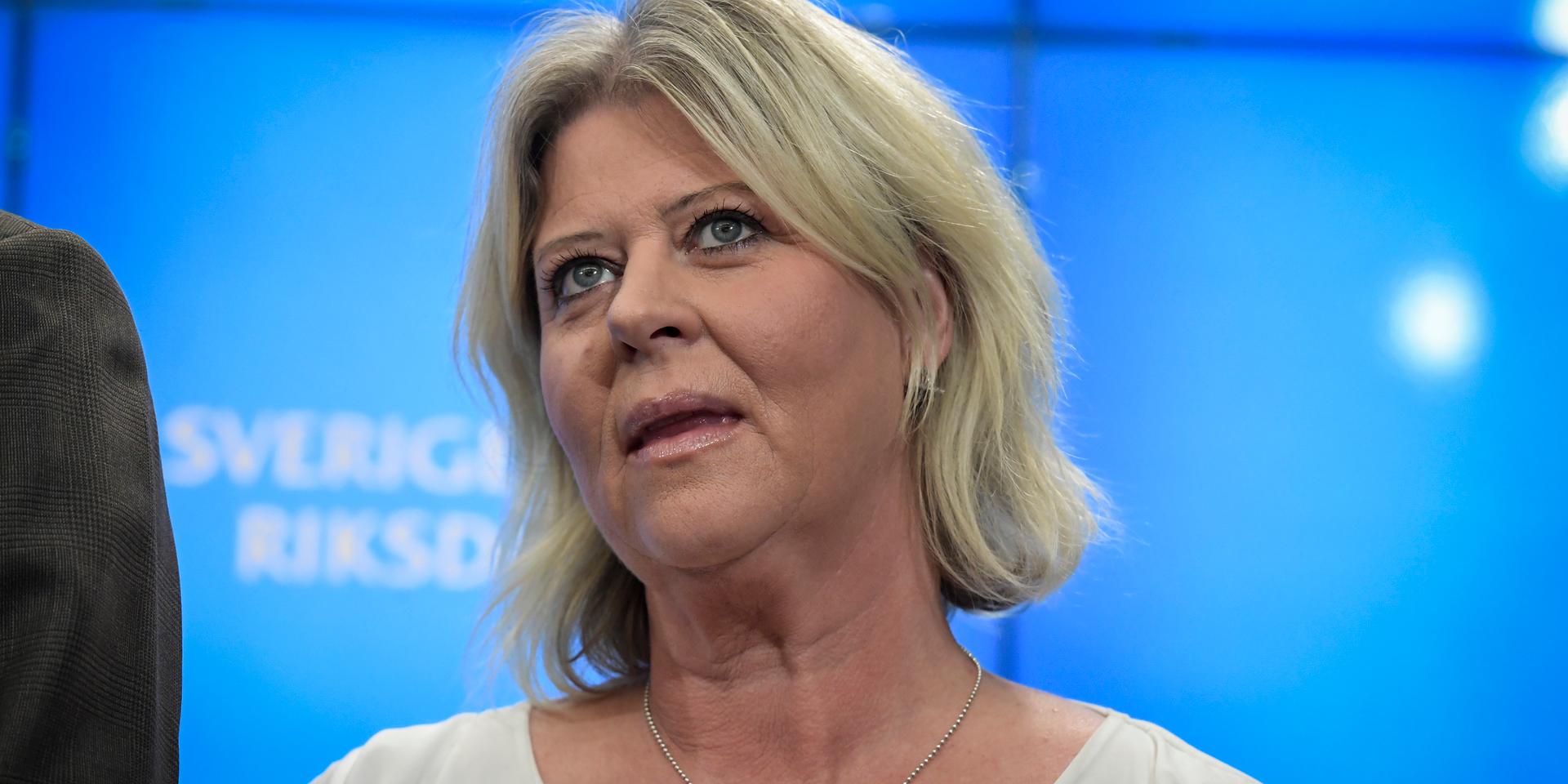 Camilla Waltersson Grönvall, socialpolitisk talesperson för Moderaterna. Arkivbild.