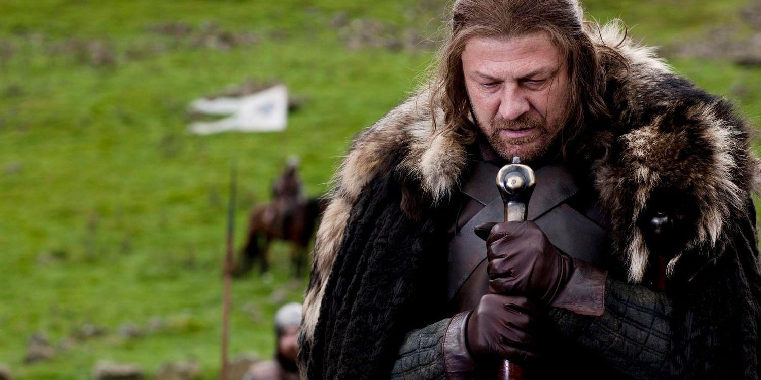 Den nya serien ska bland annat skildra Starkfamiljens släktlegender. Här syns Lord Eddard "Ned" Stark, spelad av Sean Bean. Arkivbild.