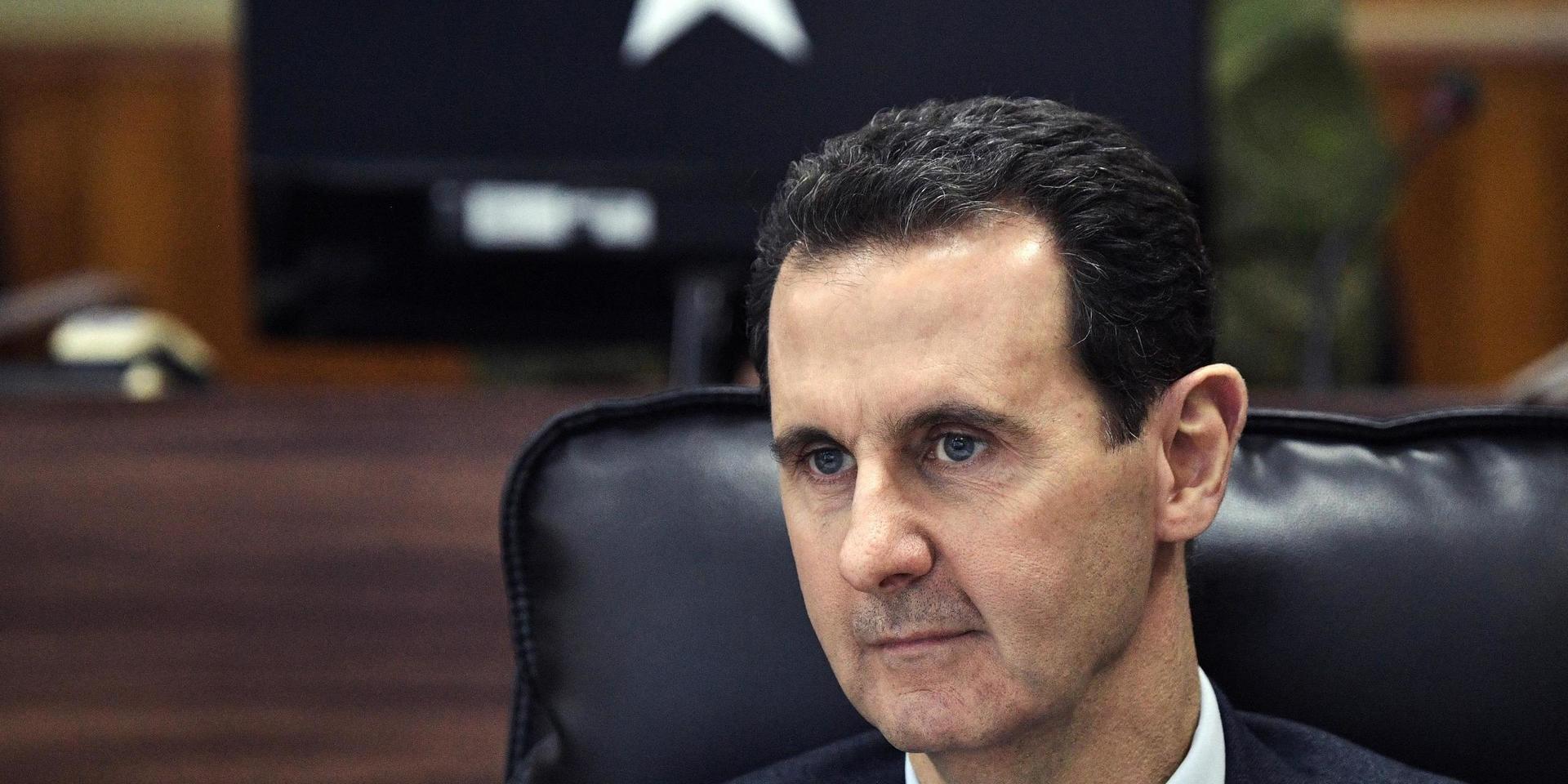 Bashar al-Assad, president i Syrien. Arkivbild.