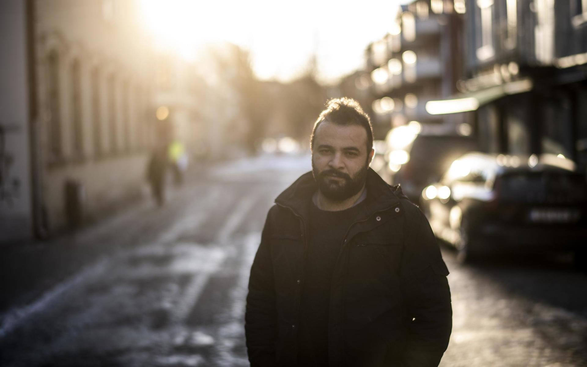 Ahmad Azzam kom till Göteborg i november 2020, för en tvåårig residens som fristadskonstnär.