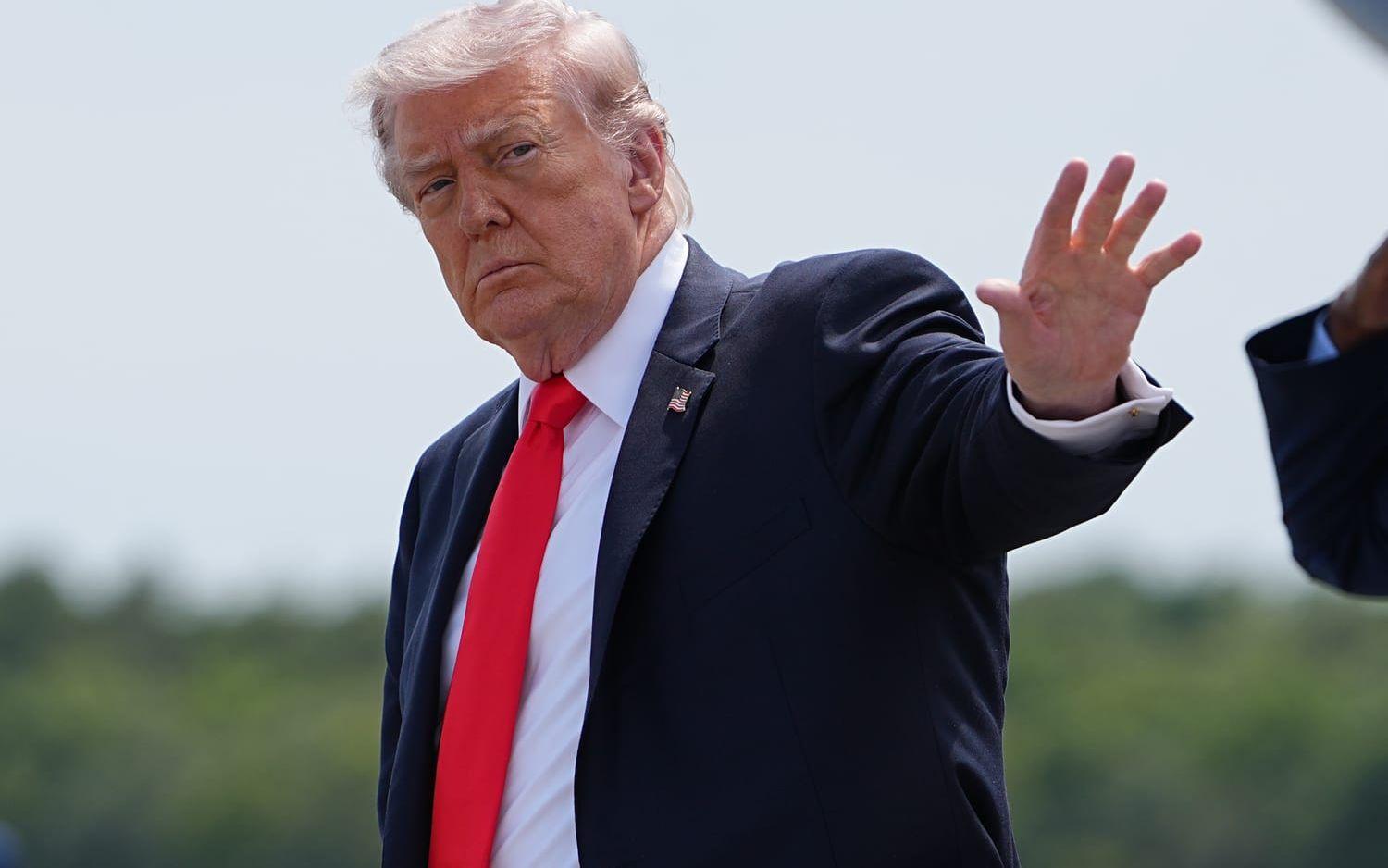 President Donald Trump säger att kriget mot Iran är över.