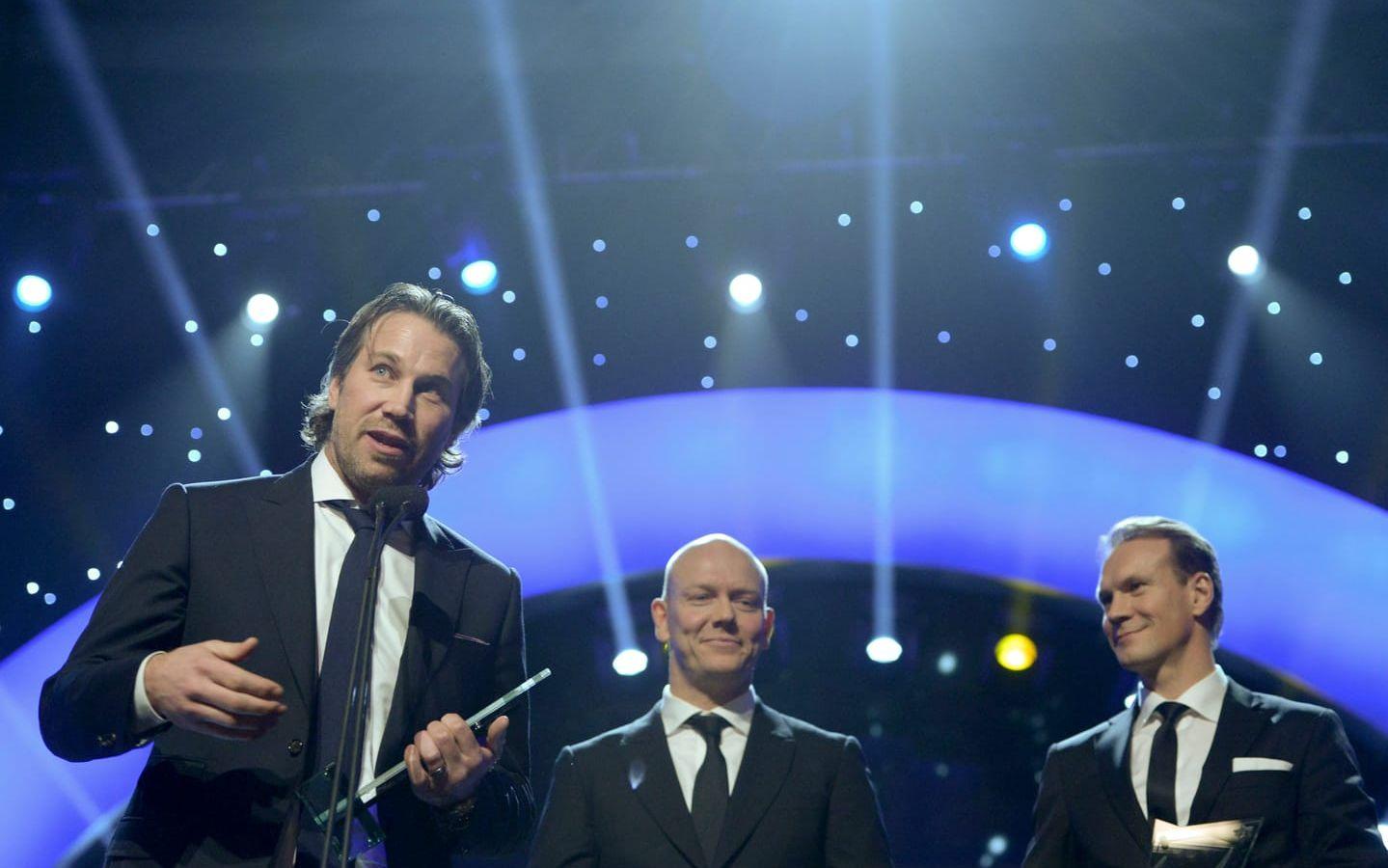 Hyllades på Idrottsgalan tillsammans med Mats Sundin och Niclas Lidström. Bild: TT