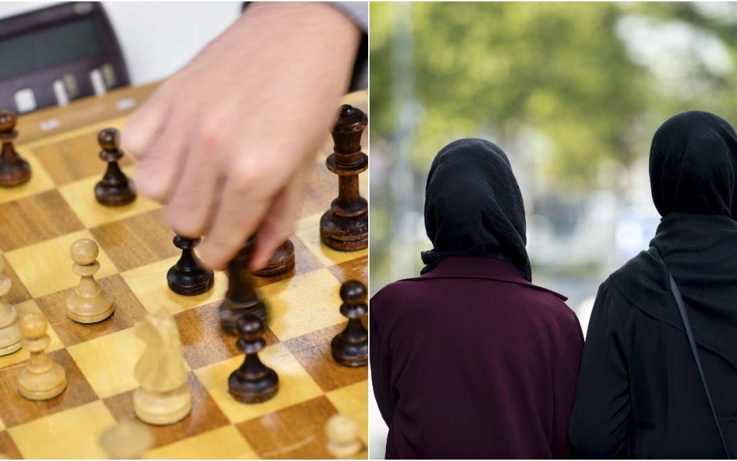 Orsaken till protesterna är att de kvinnliga spelarna skulle tvingas bära hijab under tävlingarna i Teheran. Foto: TT