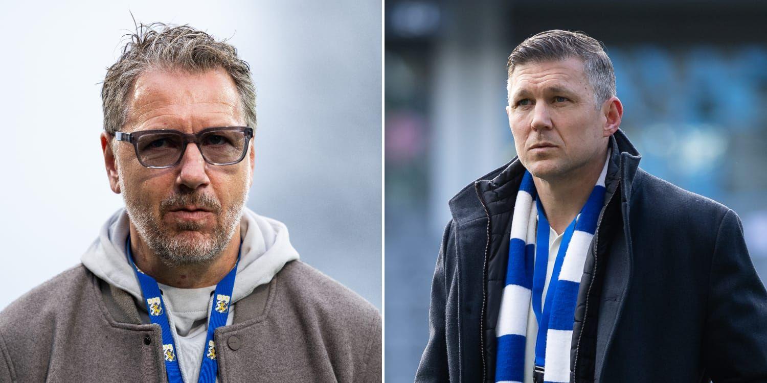 IFK Göteborgs fotbollschef Jesper Jansson och avgående sportchef Hannes Stiller.