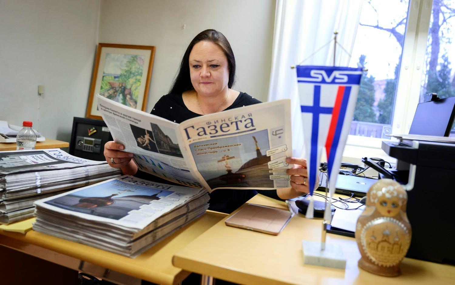 'En del ryska familjer har brutit kontakten med släkten i Ryssland eller beslutat att inte tala om kriget med dem', säger Tanja Karppinen, ordförande för Finsk-ryska föreningen i Villmanstrand.