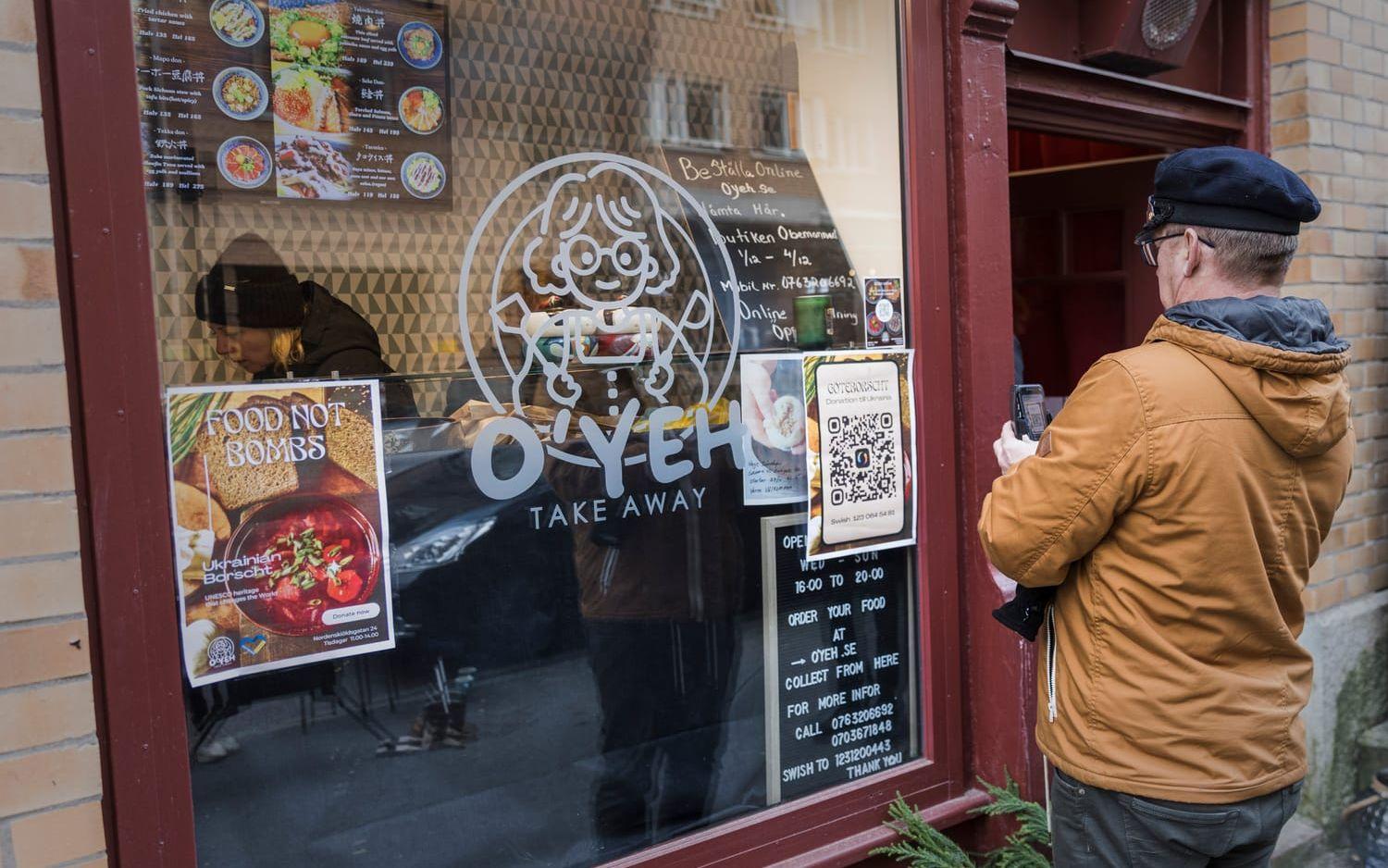 Lokalen man kan köpa take awaysoppan, ligger vägg i vägg med restaurangen Koizen på Nordenskiöldsgatan.
