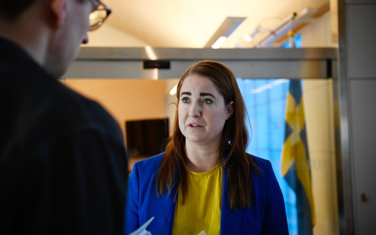 Centerpartiets EU-parlamentariker Emma Wiesner. Arkivbild. 