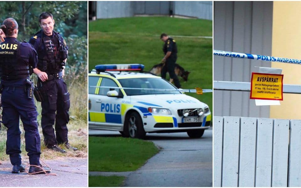 En man i 25-årsåldern sköts till döds i en mindre ort utanför Borås. Ingen gärningsman är gripen för dådet. Bild: Joakim Eriksson / Nyhetsbyrån Agena
