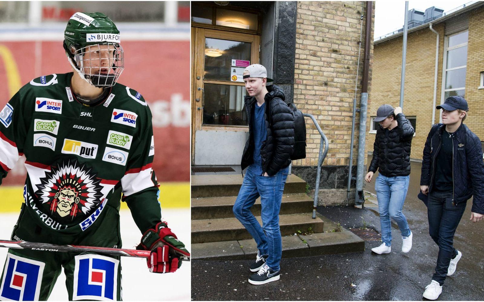 Rasmus Dahlin, 17, spås en lysande framtid – häng med supertalangen till skolan och möt svensk hockeys största talang. Bild: Bildbyrån/GP