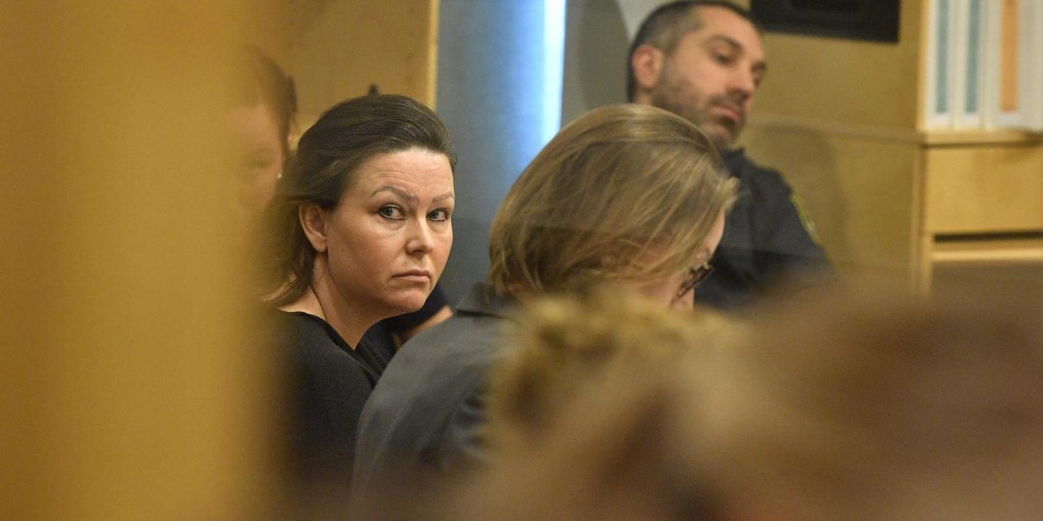 Johanna Möller, dömd i tingsrätten för "sommarstugemordet" i Arboga.