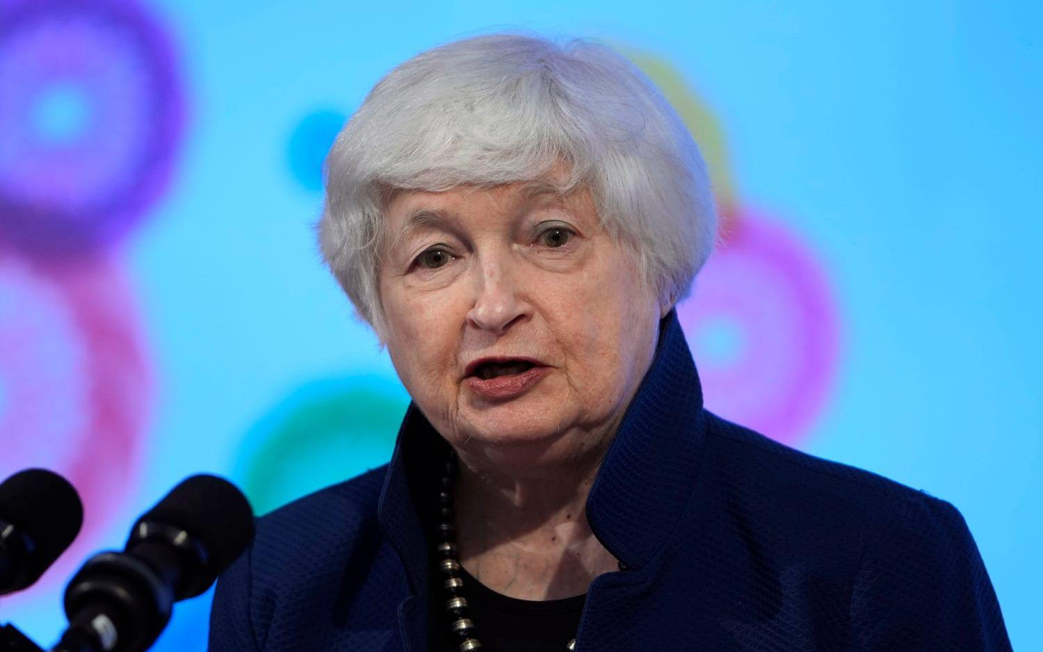 USA:s finansminister Janet Yellen. Arkivbild.