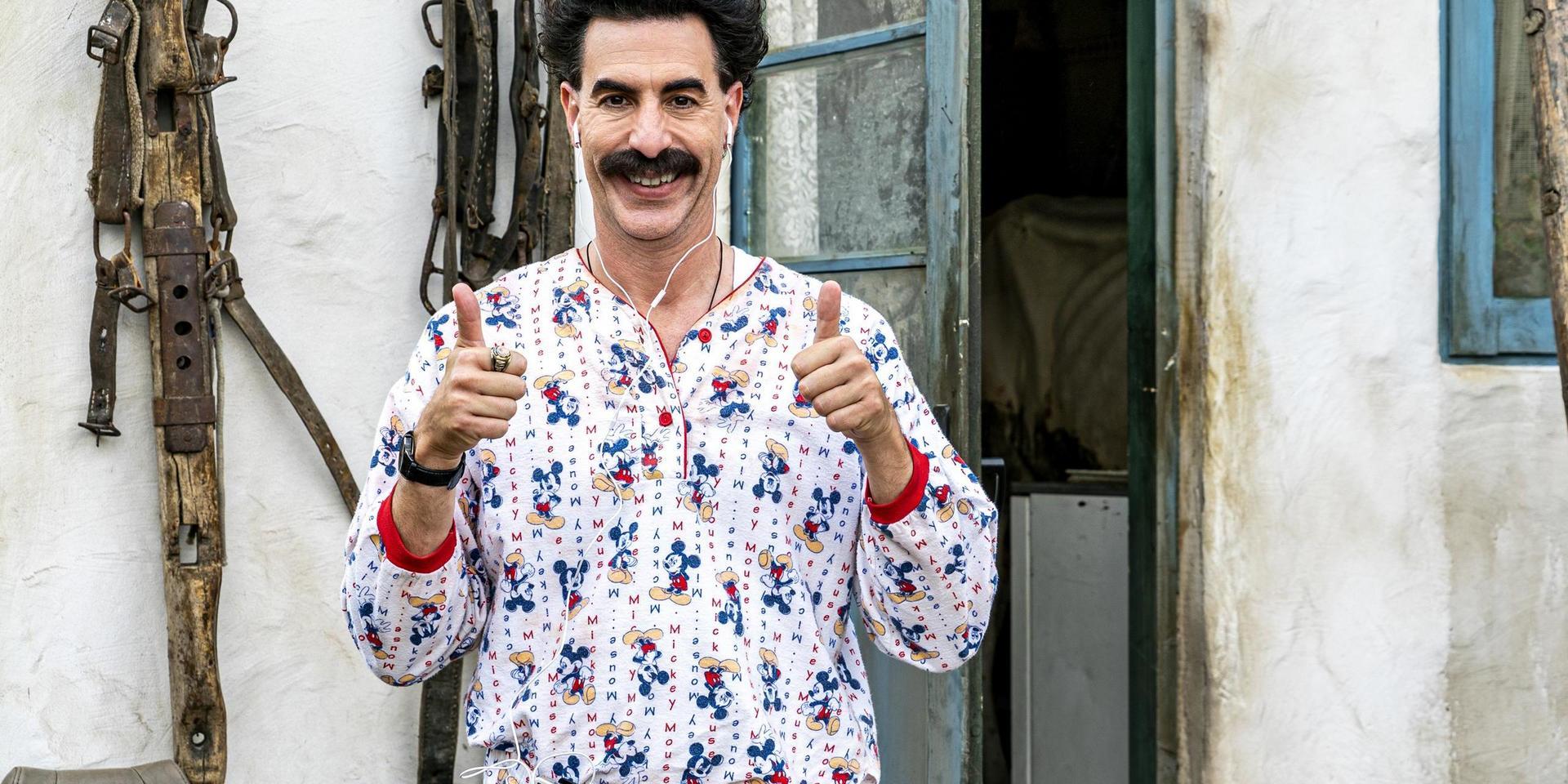 Sacha Baron Cohen som den kazakstanske journalisten Borat i 'Borat subsequent moviefilm'. Pressbild.