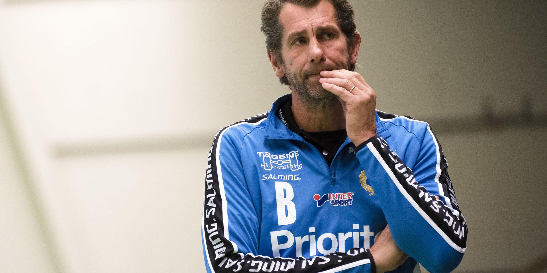 Magnus Wislander har besökt handbollshallen efter sin stroke.