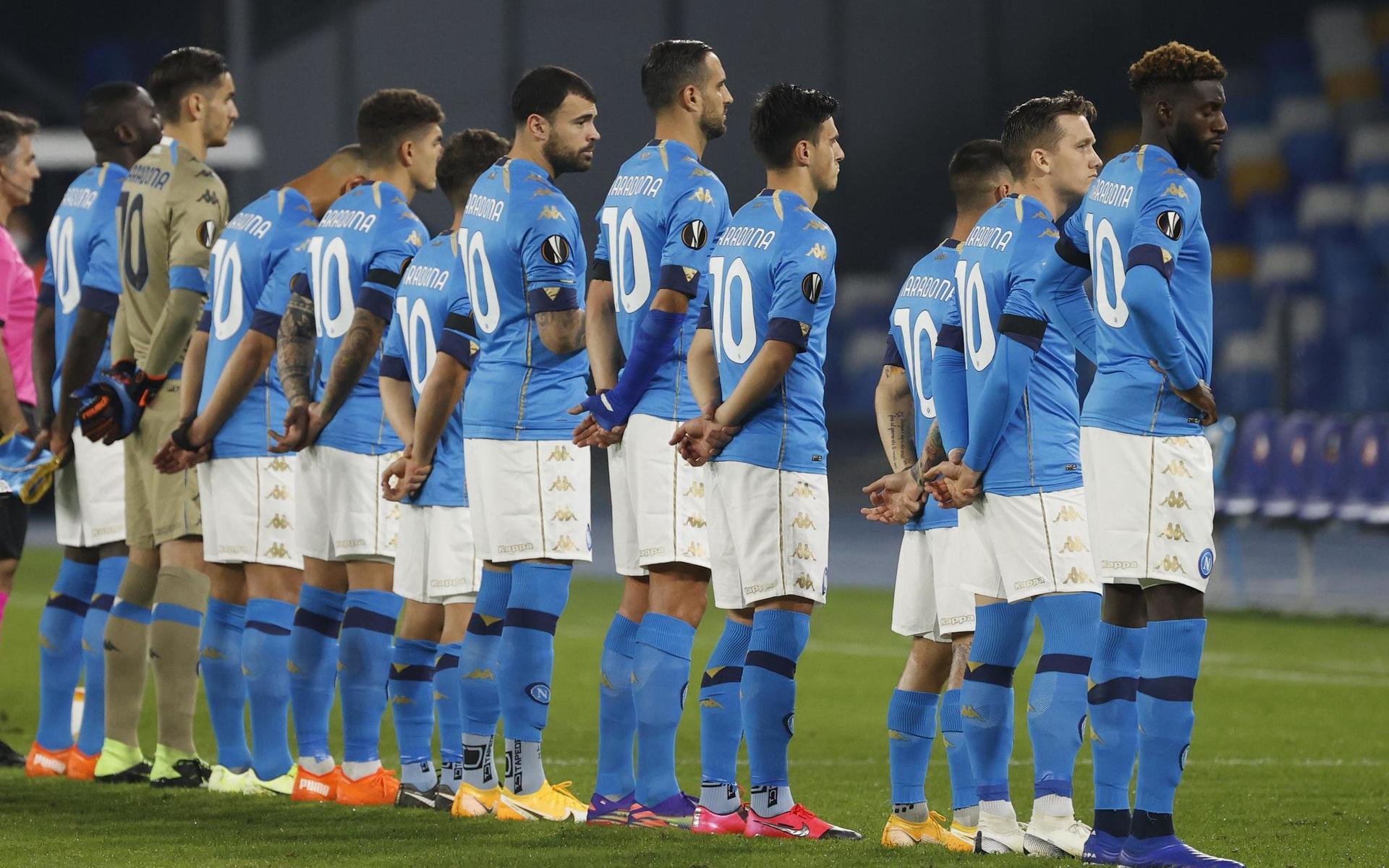 På torsdagen hyllades Maradona av sin förra klubb Napoli inför Europa League-matchen mot Rijeka.