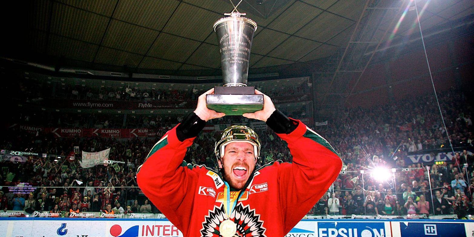 Joel Lundqvist är enda spelaren i Frölunda idag som var med när klubben senast vann guld 2005.