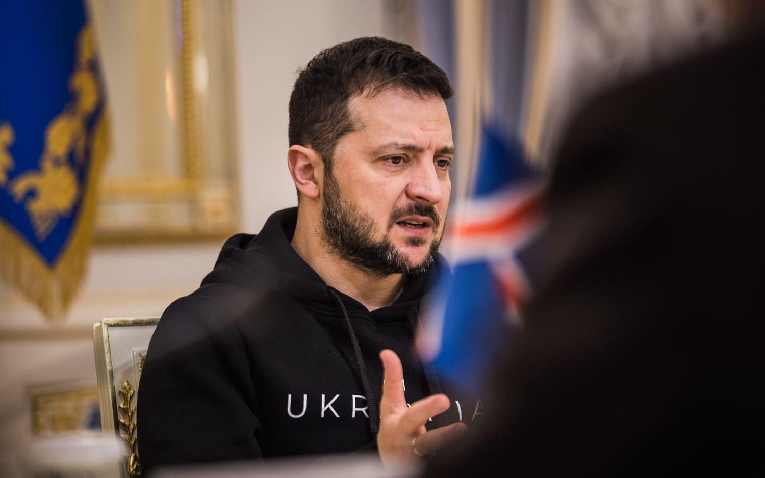 Ukrainas president Volodymyr Zelenskyj. Bild från förra veckan.