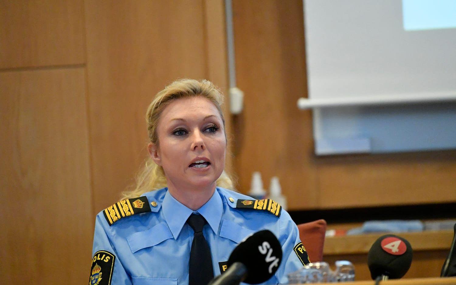 Linda Staaf, chef för underrättelseenheten, NOA. FOTO: Björn Larsson Rosvall
