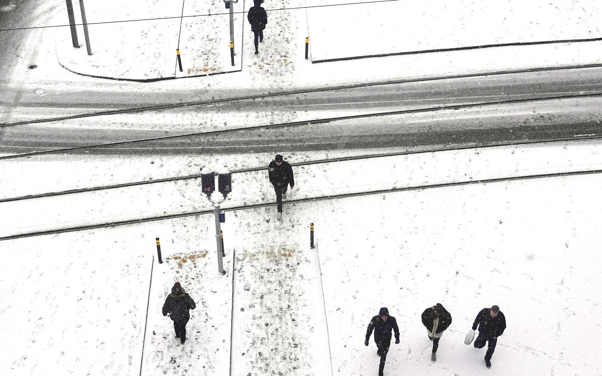  Under torsdagen kan det komma runt tio centimeter snö i Göteborg. Snön kommer sen att övergår i båda blötsnö och regn. Arkivbild. 
