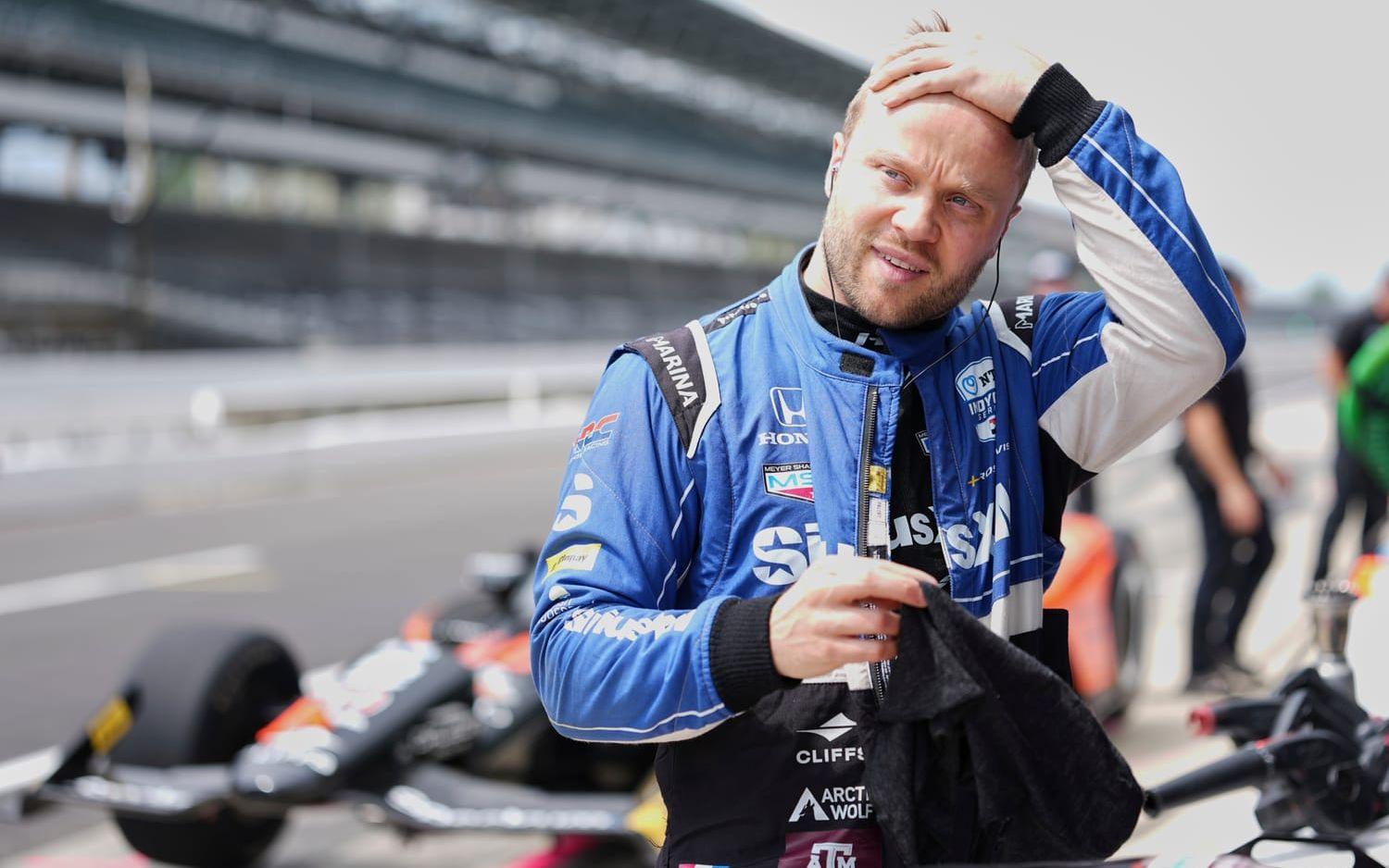 Felix Rosenqvist ligger nia i det totala mästerskapet. Arkivbild.