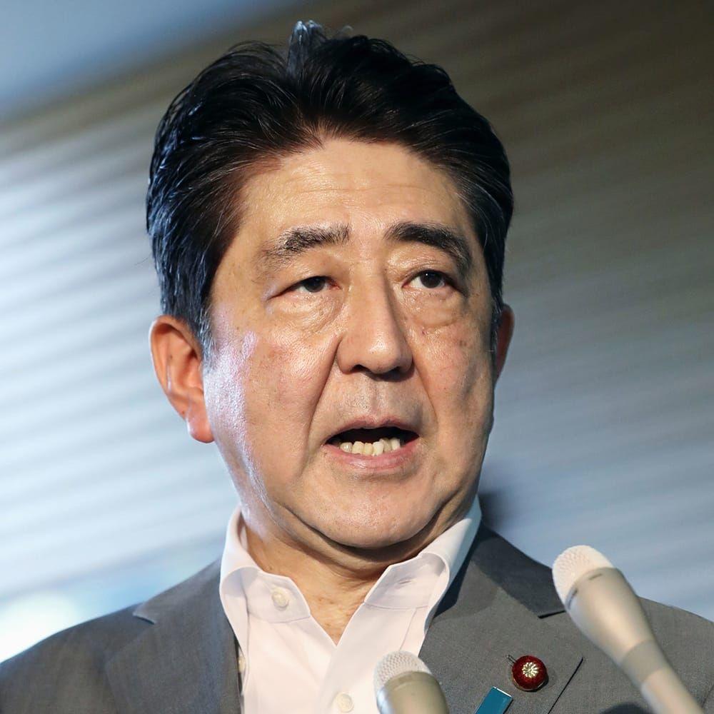 Japans premiärminister Shinzo Abe. FOTO: AP
