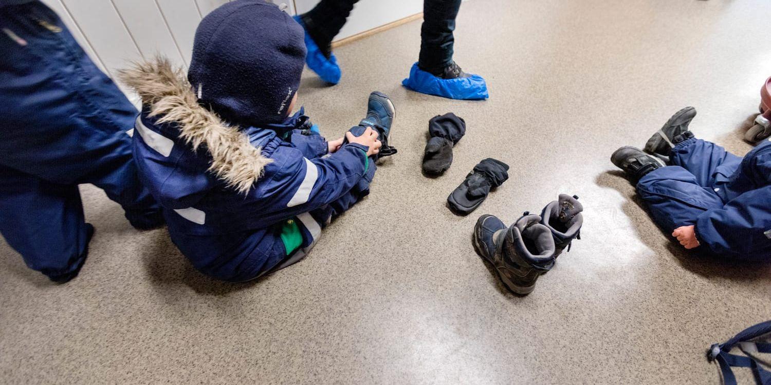 Förskoleförvaltningen i Göteborg har skärpt reglerna i förskolan för att minska smittspridningen. Arkivbild.