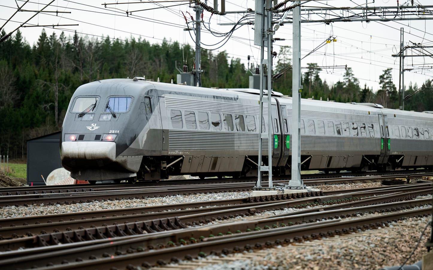 En högre andel tåg kom fram i tid i mars. Arkivbild. 