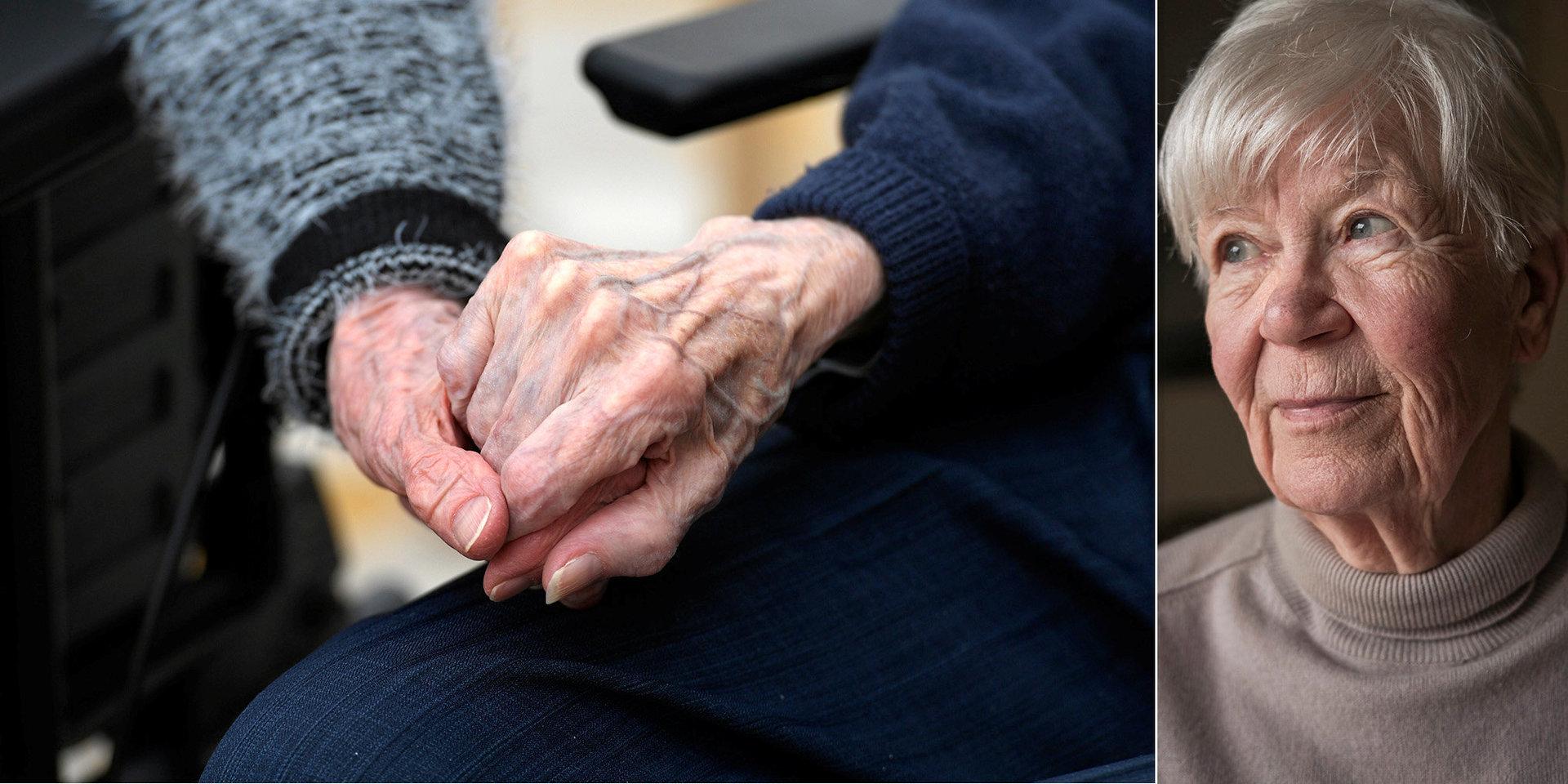 Ålderdom är ingen sjukdom. Ålderdom kan inte behandlas. Men ålderdom kan ge outhärdlig funktionsnedsättning – som i mitt fall – vad syn och hörsel beträffar så att du inte längre kan ägna dig åt vad som för just dig berikar just din tillvaro, skriver Elisabet Abelin-Norell.