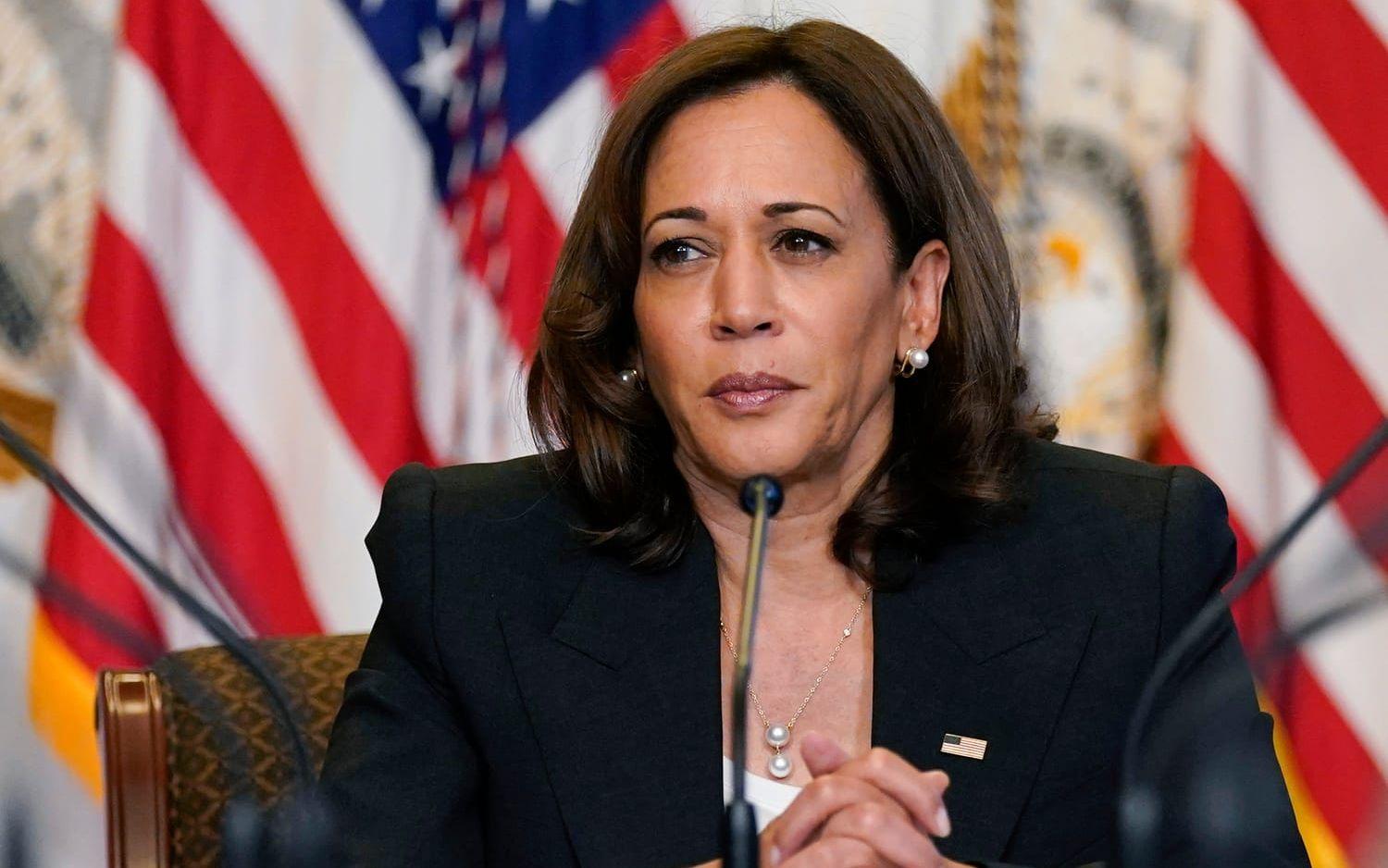 Vicepresident Kamala Harris samordnar Vita husets migrationspolitik. Det har gjort henne till måltavla för republikanska attacker. Arkivbild.