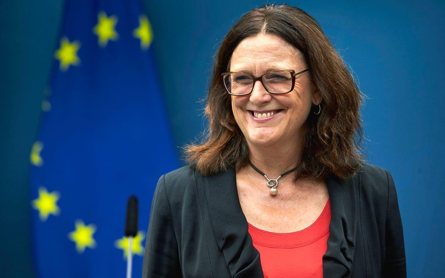 Cecilia Malmström var EU-minister 2006–2010 och därefter EU-kommissionär fram till 2019. Arkivbild.