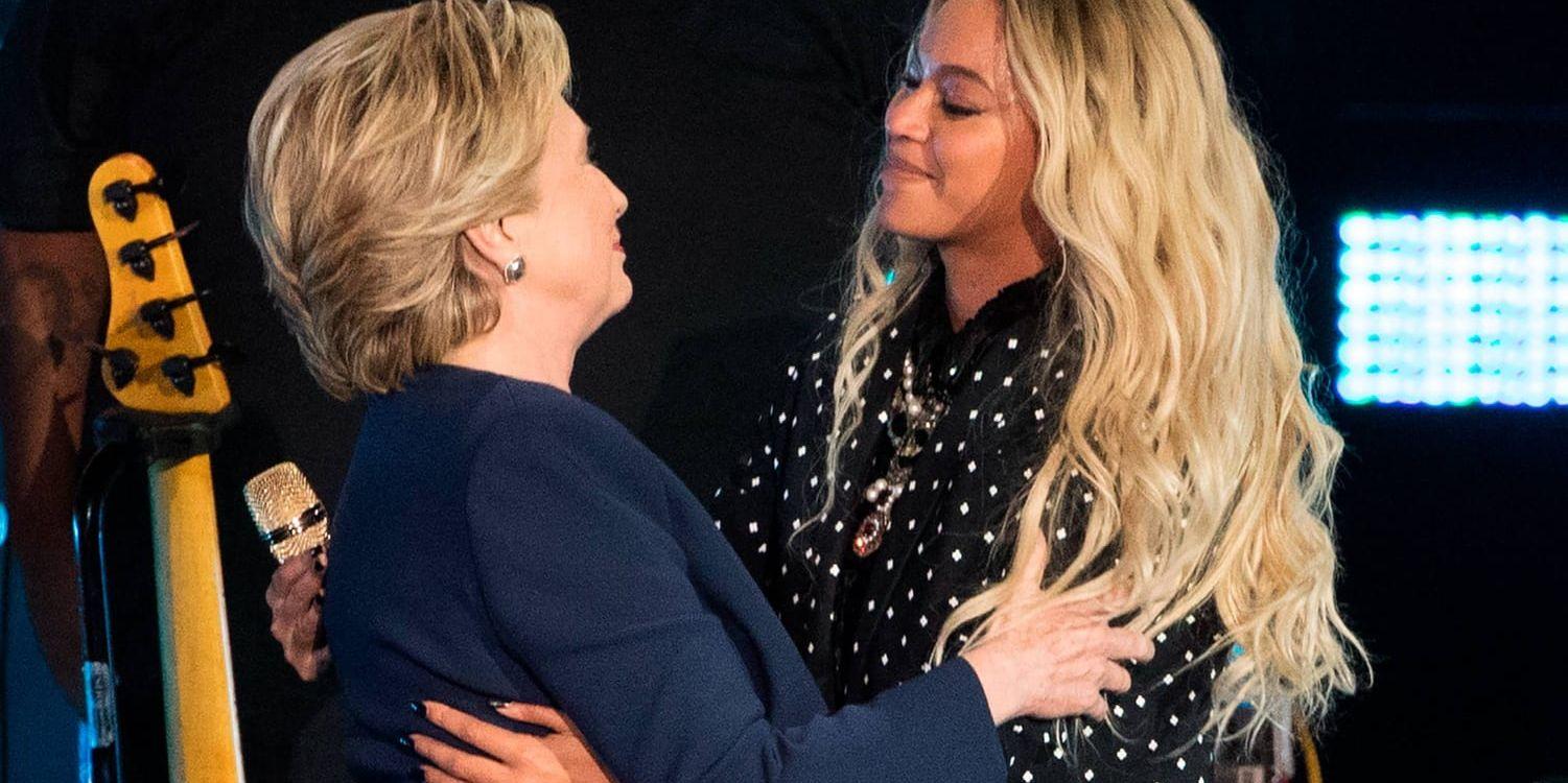 Hillary Clinton och Beyoncé gillar varandra. Supermycket.
