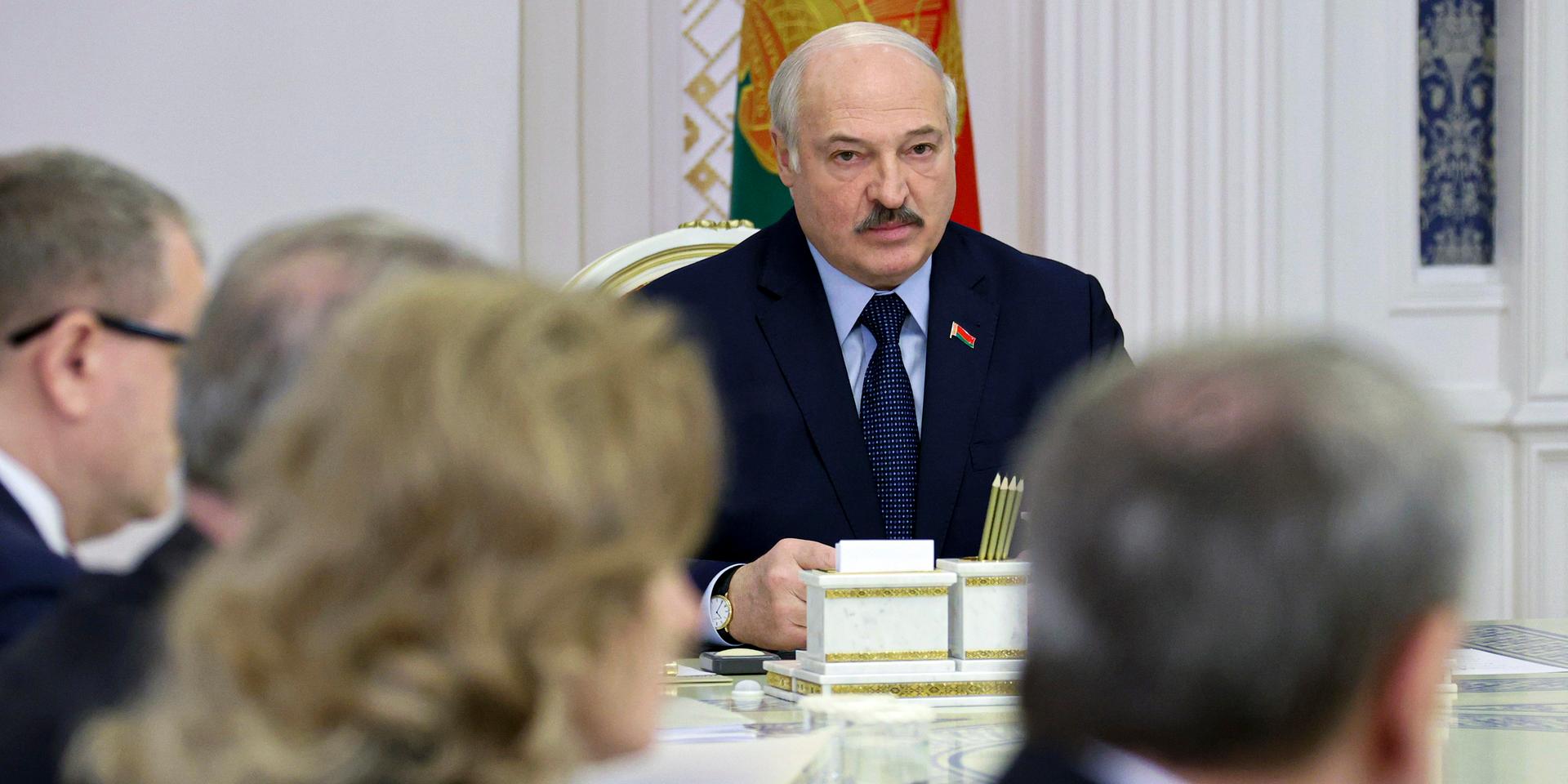 Aleksandr Lukasjenko anklagas för att ha orkestrerat krisen vid gränsen till Polen. 