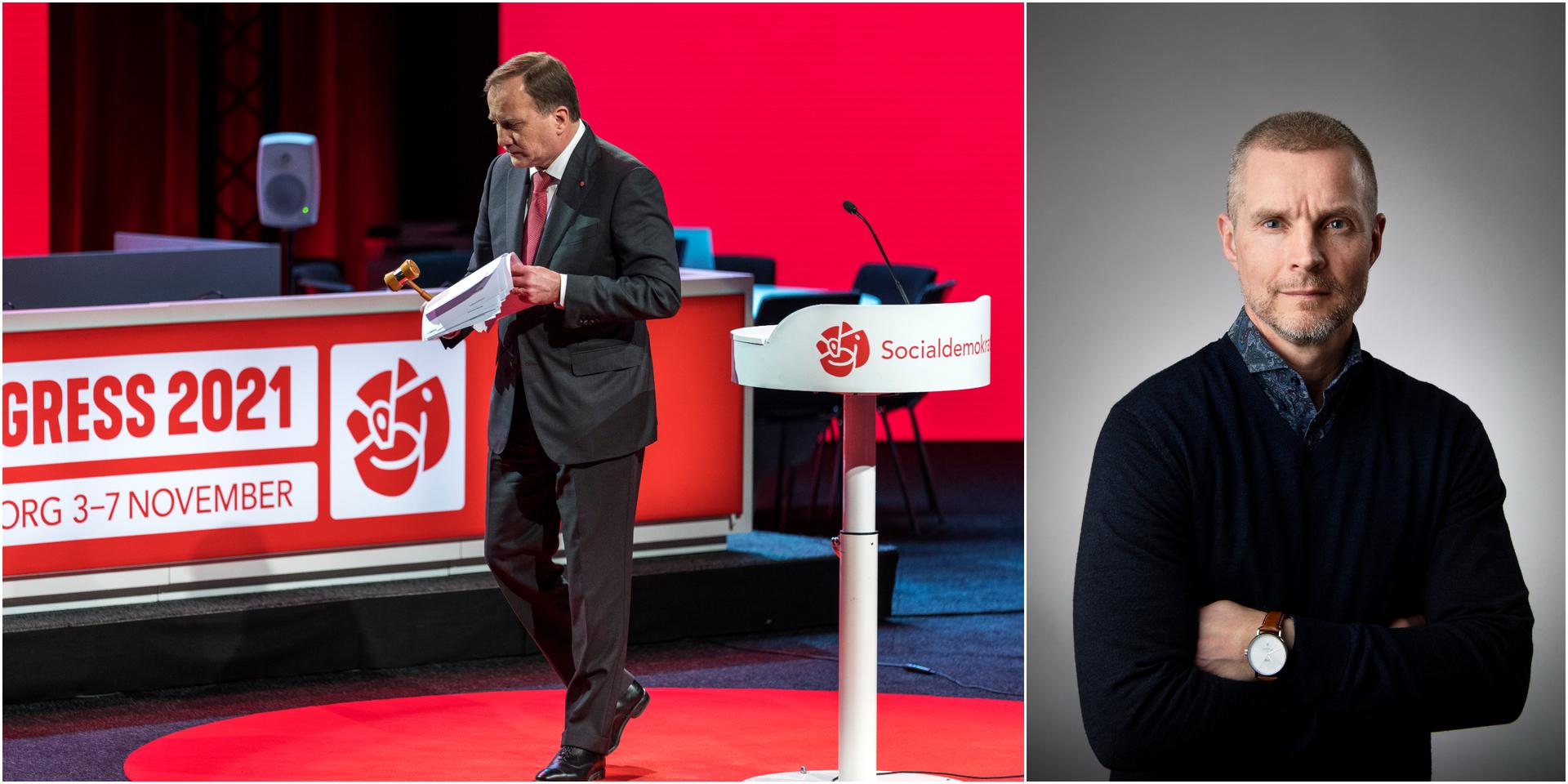 Stefan Löfven lämnar posten som partiledare, men till skillnad från företrädarna på statsministerposten Göran Persson och Fredrik Reinfeldt så gör han det under ordnade former.