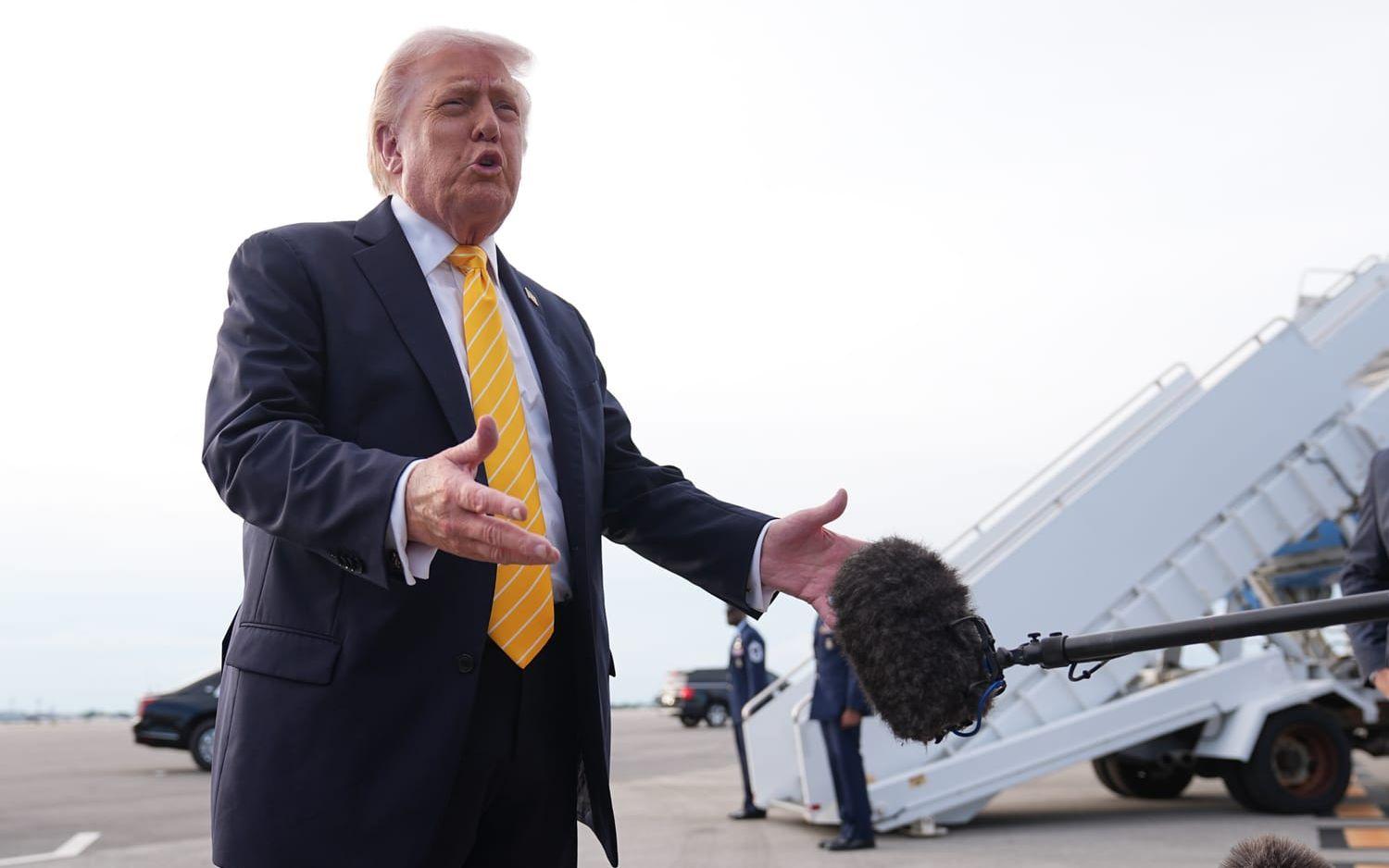 USA:s president Donald Trump säger att betydligt fler än 5 000 soldater kommer att flyttas från Tyskland.