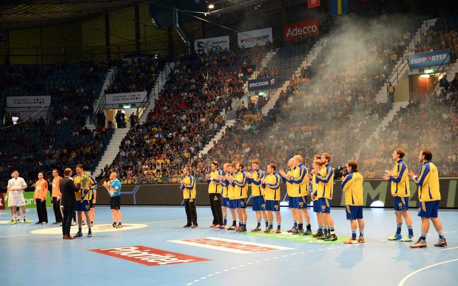I slutet på maj kvalificerade sig Sverige vidare i handbolls-EM. Bild: Bildbyrån
