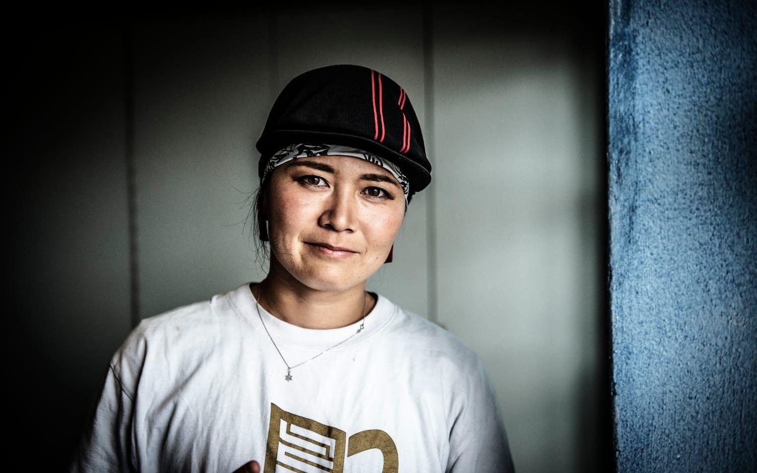 Långa vägar. Nagisa Kohagura, 32, har kommit ända från Frankrike för att vara domare i break battle tävlingen. Bilder: Olof Ohlsson