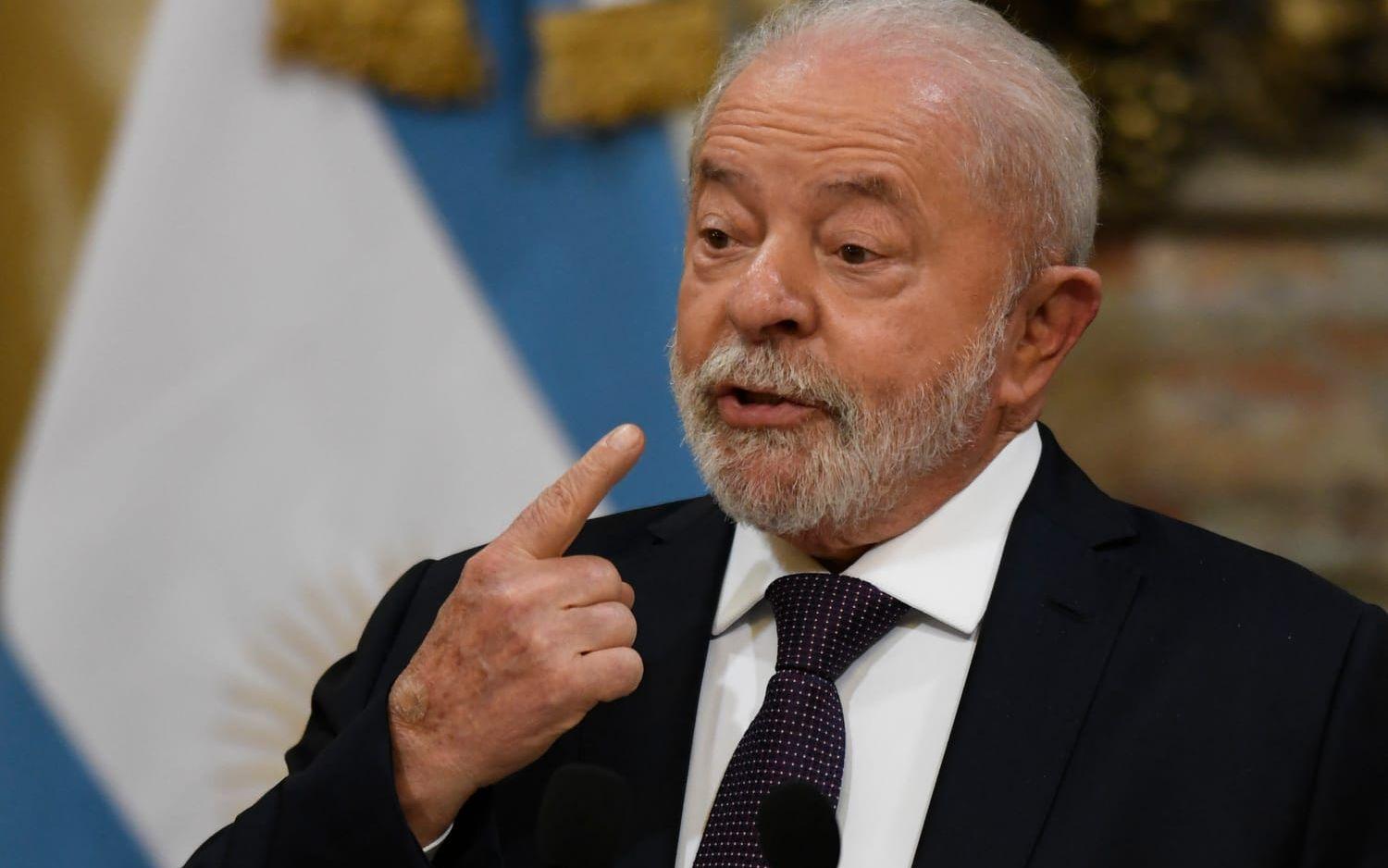 Brasiliens president Luiz Inácio 'Lula' da Silva under veckans kontinentala Celac-toppmöte i Buenos Aires. Arkivfoto.