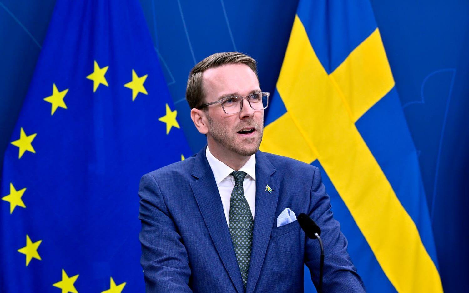 Infrastruktur- och bostadsminister Andreas Carlson (KD).