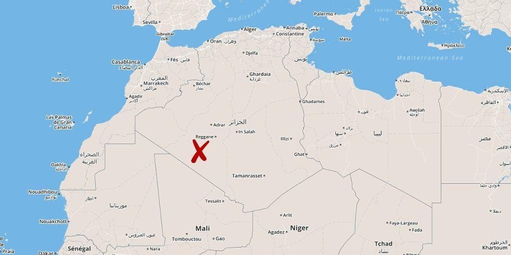En helikopter har kraschat i södra Algeriet.