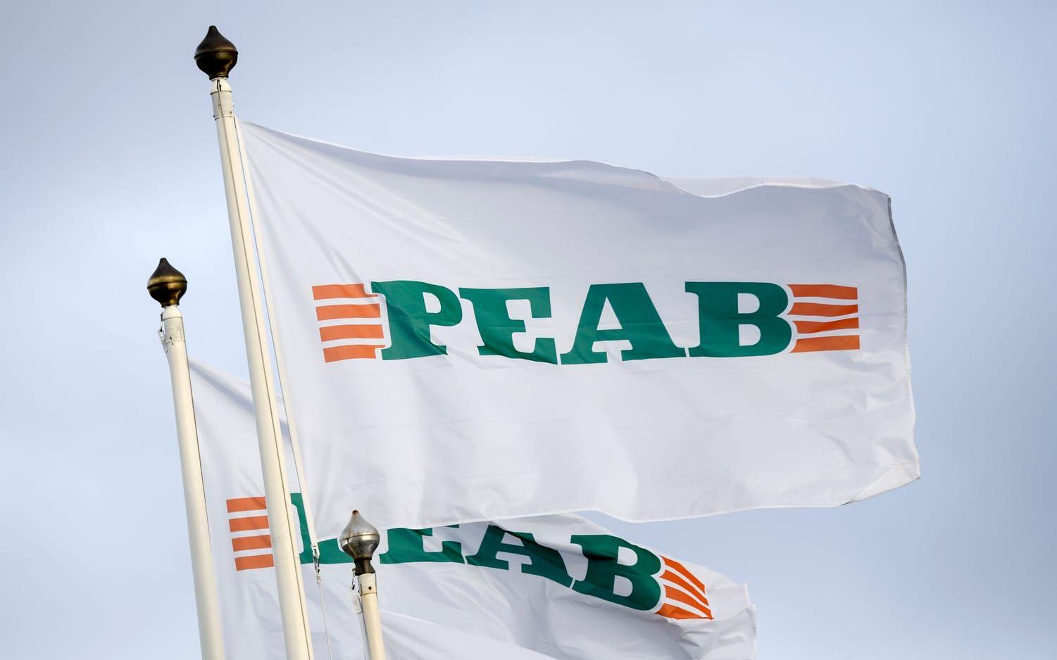 Kvartalsrapport från Peab. Arkivbild