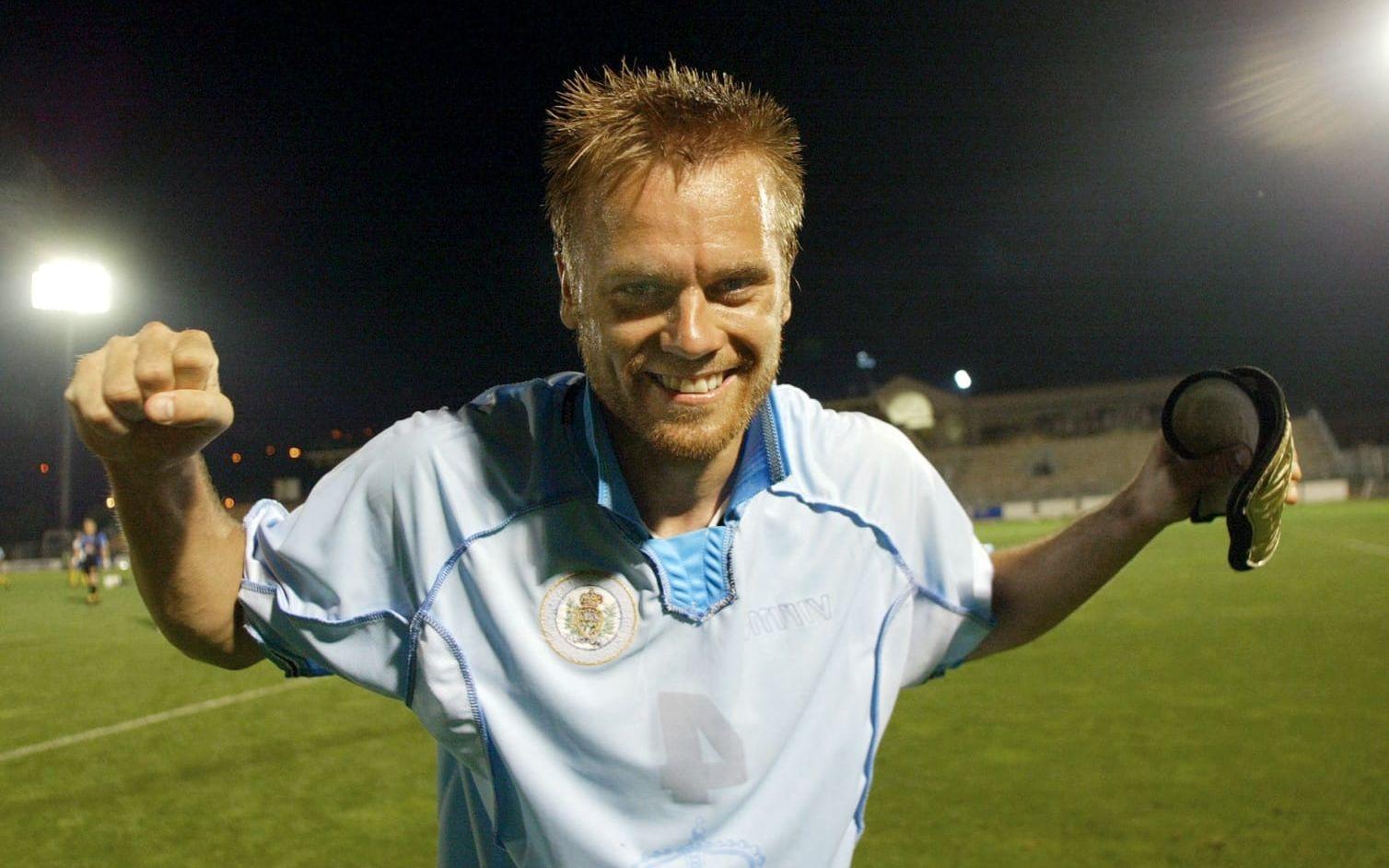 2003: San Marino (b) 6-0, EM-kval, Mattias Jonson 3, Marcus Allbäck 2, Fredrik Ljungberg. Bild: TT